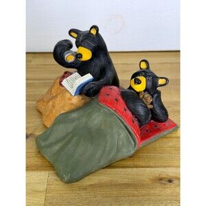 Vintage Bearfoots "Camp out" by Jeff Fleming, Big Sky Carvers Bears